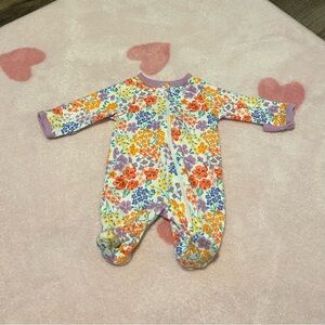 Wonder Nation Multi Color Footie One Piece